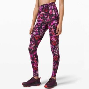 Lululemon | Swift Speed High-Rise Tight In Fluoro Floral Multi Luxtreme Size 4